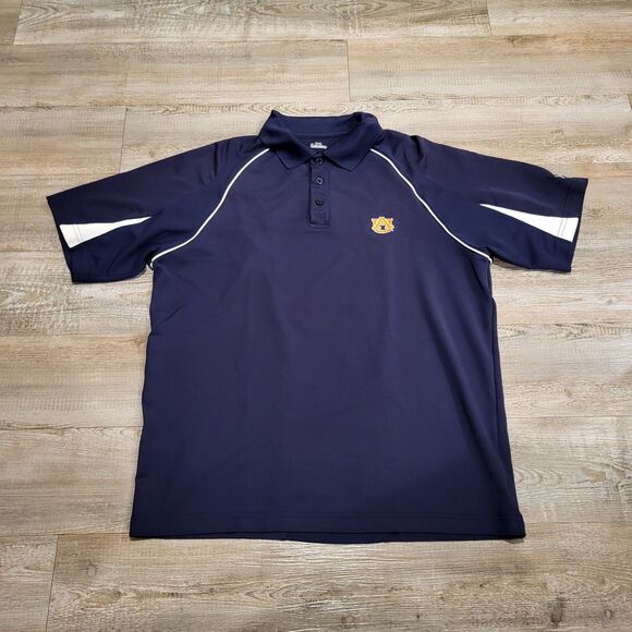 Under Armour Polo University of Auburn War Eagle Knit Mens Size Medium - Picture 1 of 8